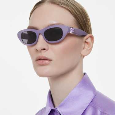 Sunglasses, Pillow shape, Purple - Swarovski, 5724503