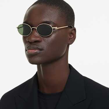 Sunglasses, Oval shape, Green - Swarovski, 5724511