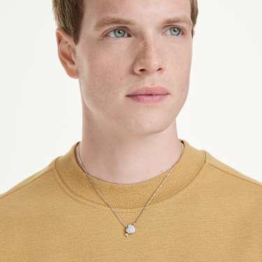 Idyllia hanger, Verschillende slijpvormen, Hart, Wit, Gemengde metaalafwerking - Swarovski, 5737291