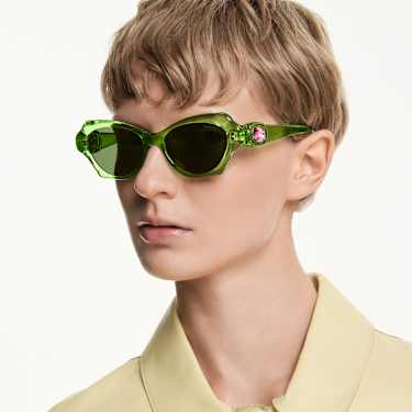 Sunglasses, Pillow shape, SK6050, Green - Swarovski, 5738140
