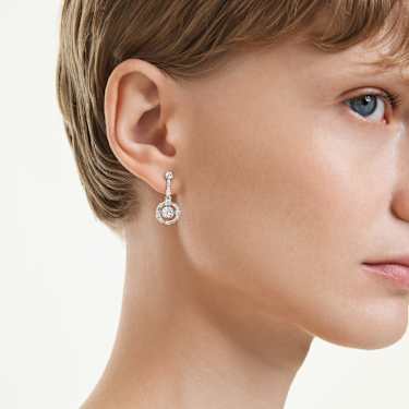 Constella ドロップピアス, ラウンドカット, ダンシングストーン Constella ドロップピアス, ラウンドカット, ダンシングストーン