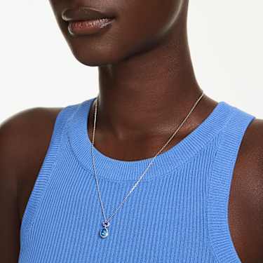 Chroma pendant, Mixed cuts, Multicolored, Rhodium plated - Swarovski, 5738473