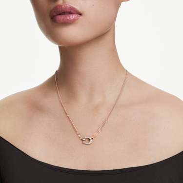 Symbolica ペンダント, パヴェ, 蹄鉄, ホワイト, ローズゴールドトーン・プレーティング - Swarovski, 5741462