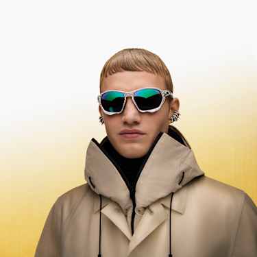 OAKLEY Plazma Sonnenbrille X-Silver, Silber - Swarovski, 5746076