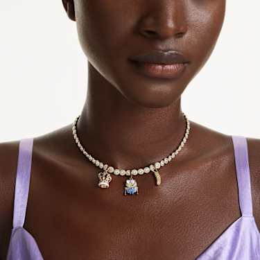 Minions Crown Charm, ミックスカット, マルチカラー, ゴールドトーン・プレーティング - Swarovski, 5753019