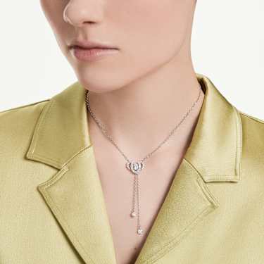 Collier Chinese Zodiac, Tailles variées, Blanc, Métal rhodié - Swarovski, 5753327