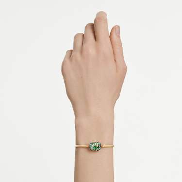 Swarovski Sublima バングル Sublima バングル, オクタゴンカット, グリーン, 18Kゴールド