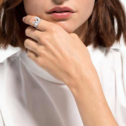 Swarovski ring swan deals