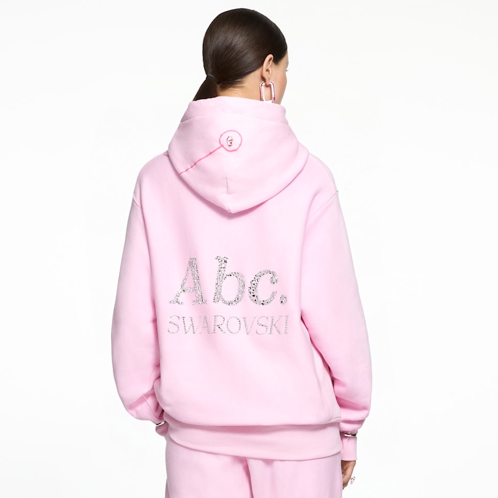 ADVISORY BOARD CRYSTALS, Explanation of the Foregoing Phenomena hoodie, Pink by SWAROVSKI