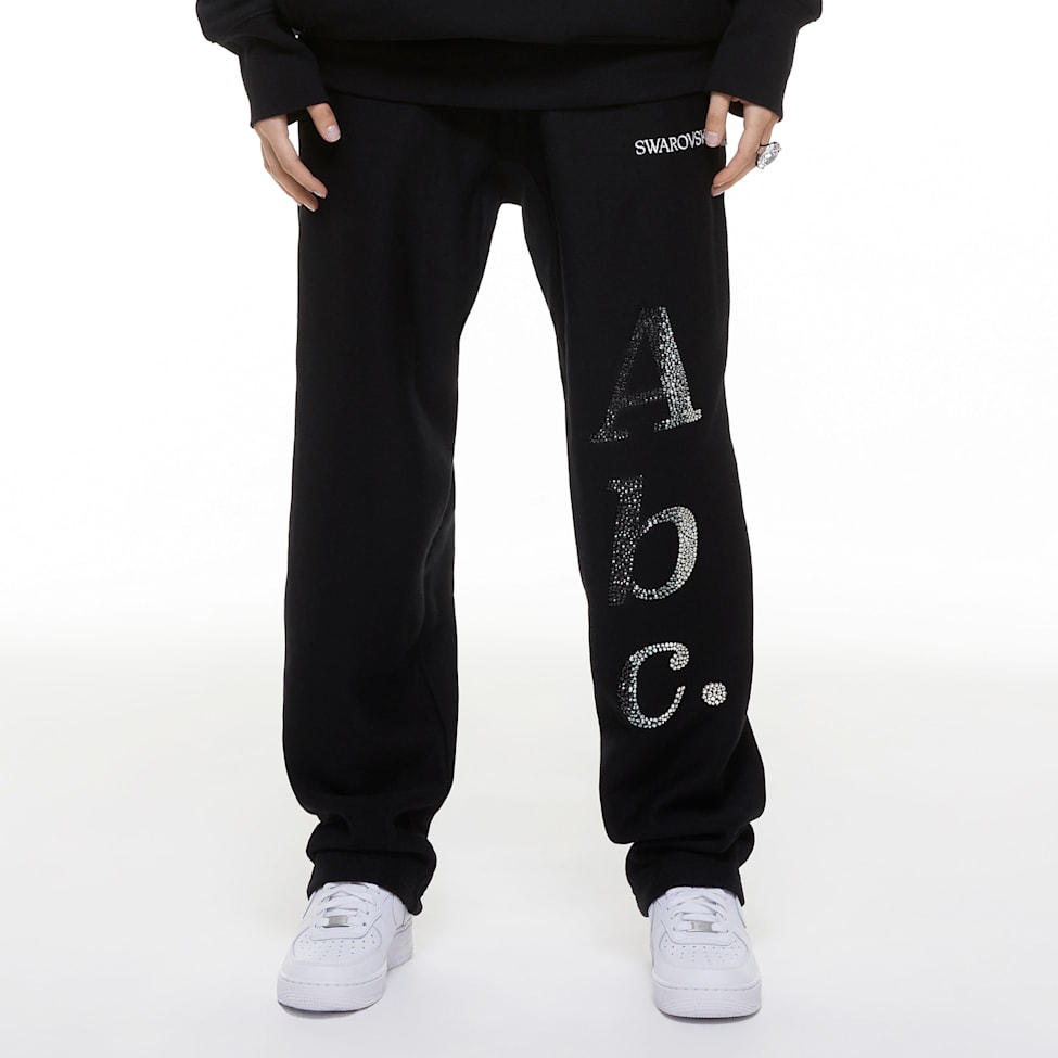 ADVISORY BOARD CRYSTALS, Dazzling Colorless Objects sweatpants, Black by SWAROVSKI