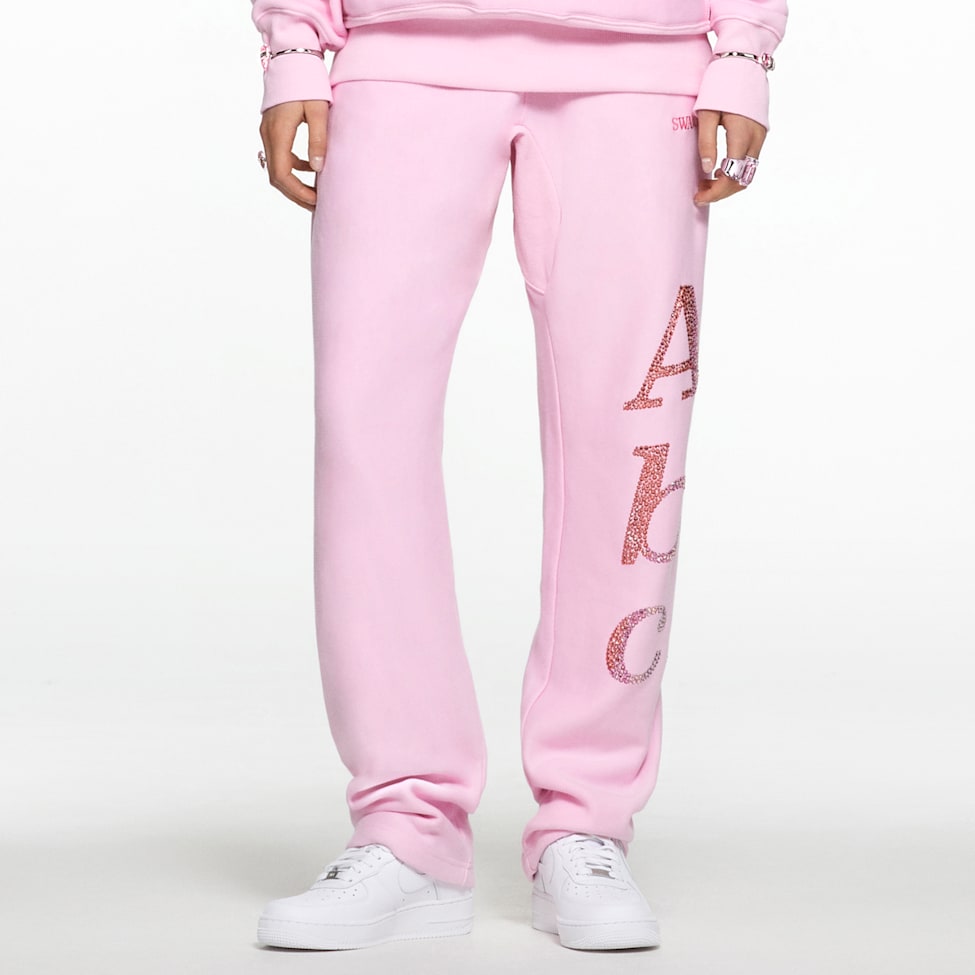 ADVISORY BOARD CRYSTALS, Explanation of the Foregoing Phenomena sweatpants, Pink by SWAROVSKI
