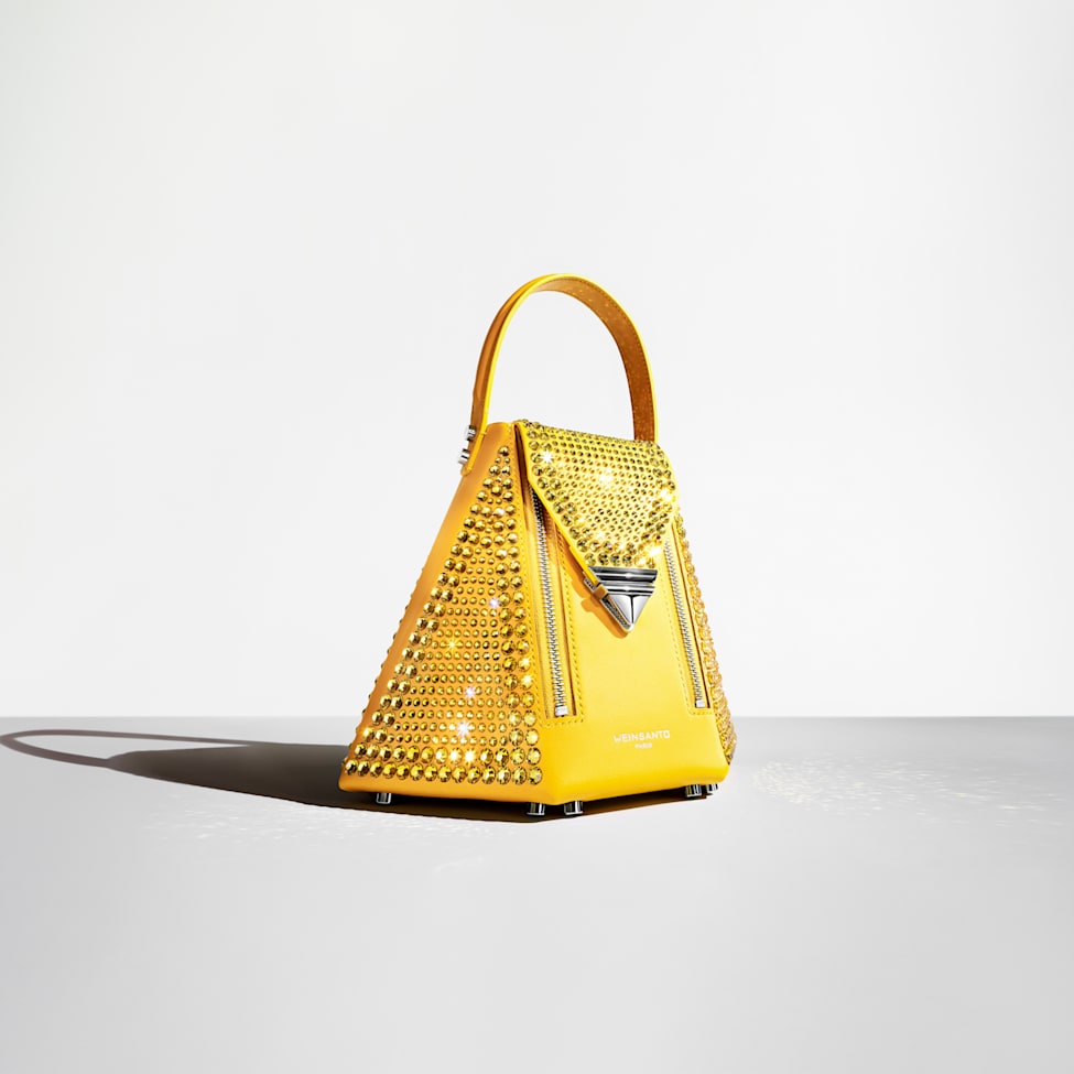 Weinsanto bag, Yellow by SWAROVSKI
