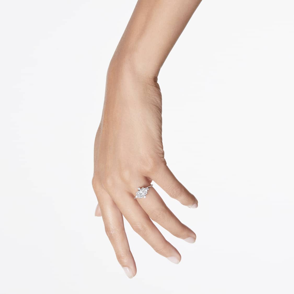 Galaxy ring, Lab-grown diamonds ct tw, Mixed shapes