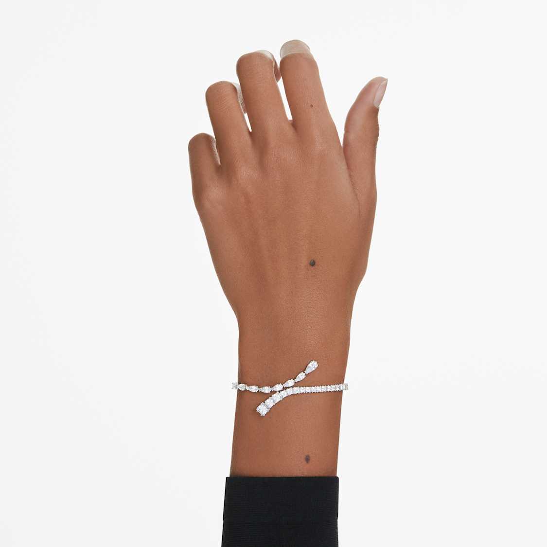 Matrix bracelet, Mixed cuts, White