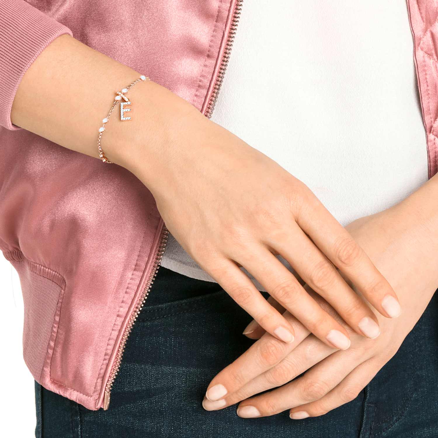 Pf/ötchen Charm verziert mit Kristallen von Swarovski/® Anh/änger f/ür Bettelarmband Pfote 925 Echt Silber M/ädchen Damen