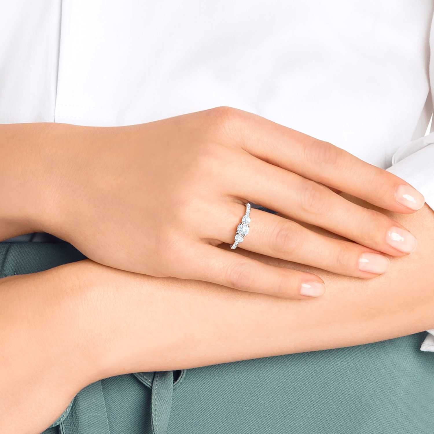 Bague swarovski attract round