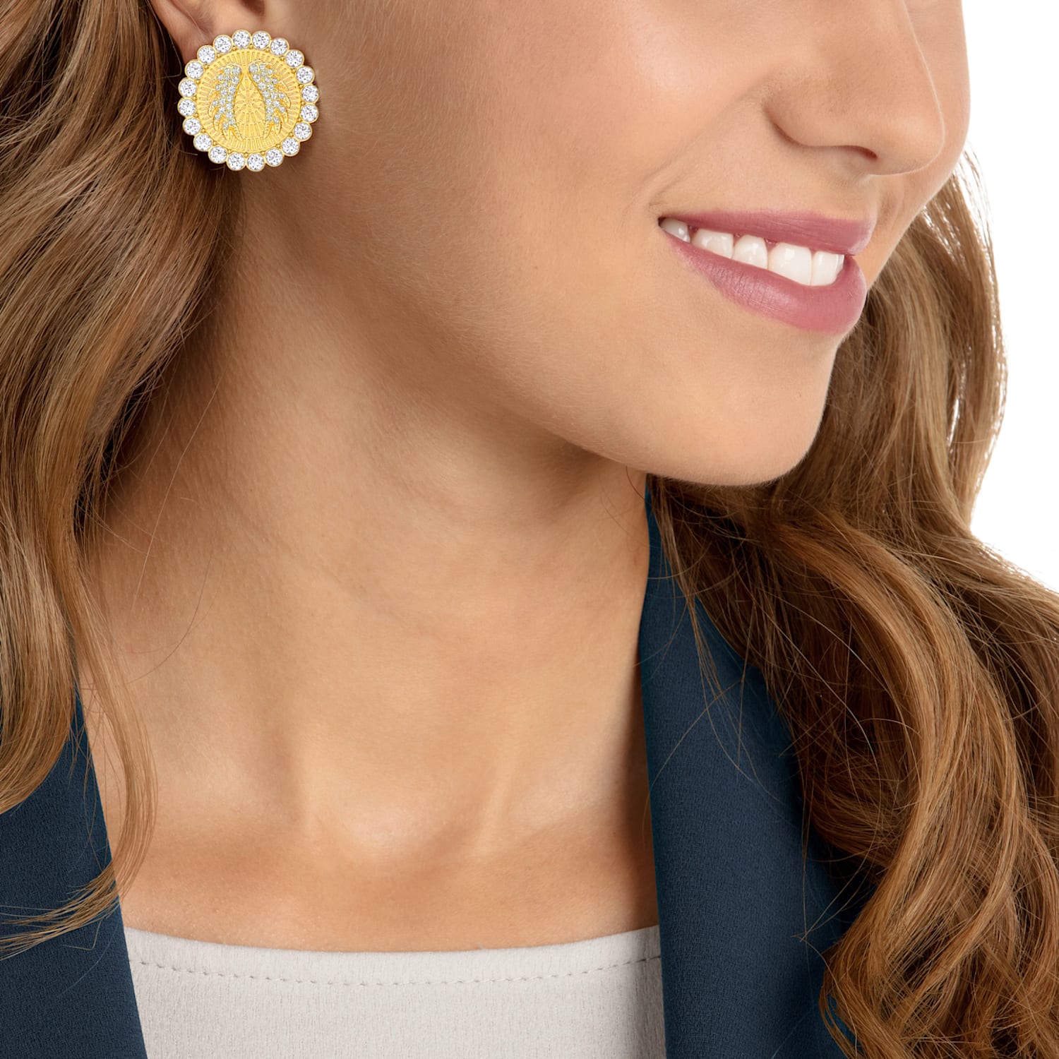 swarovski lucky goddess earrings