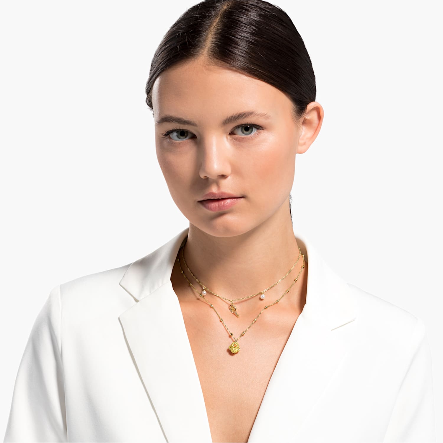 layered necklaces swarovski