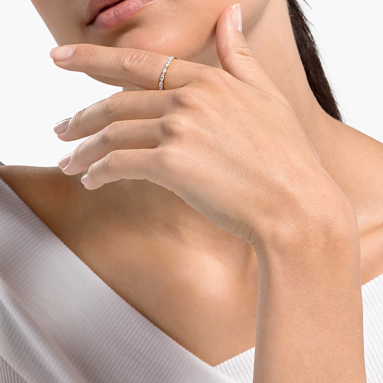 bague marquise swarovski