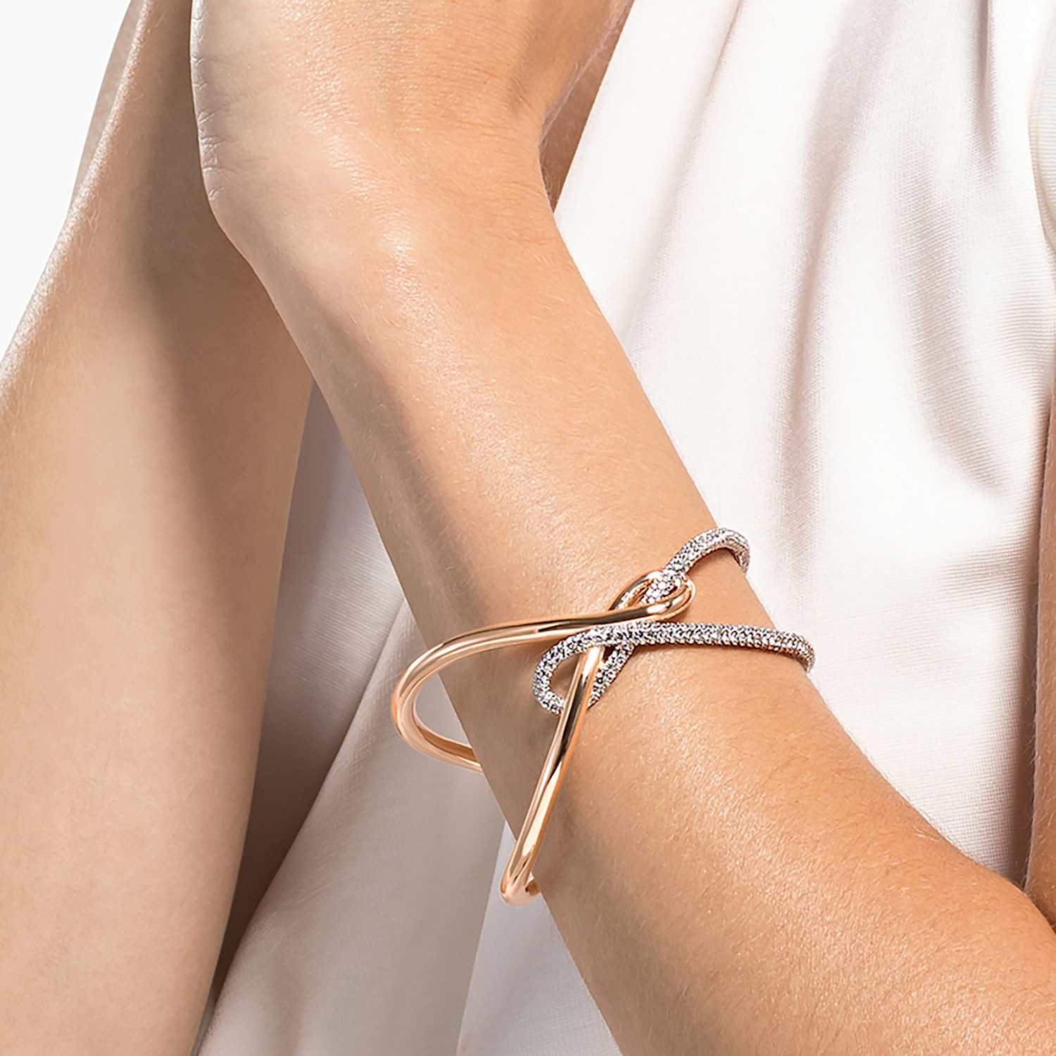 swarovski infinity cuff