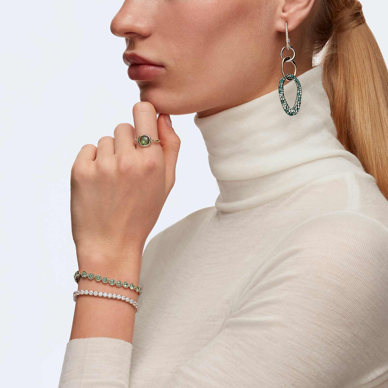 Ring Bague Thalia Swarovski Swarovski Nirvana Cocktail Purple