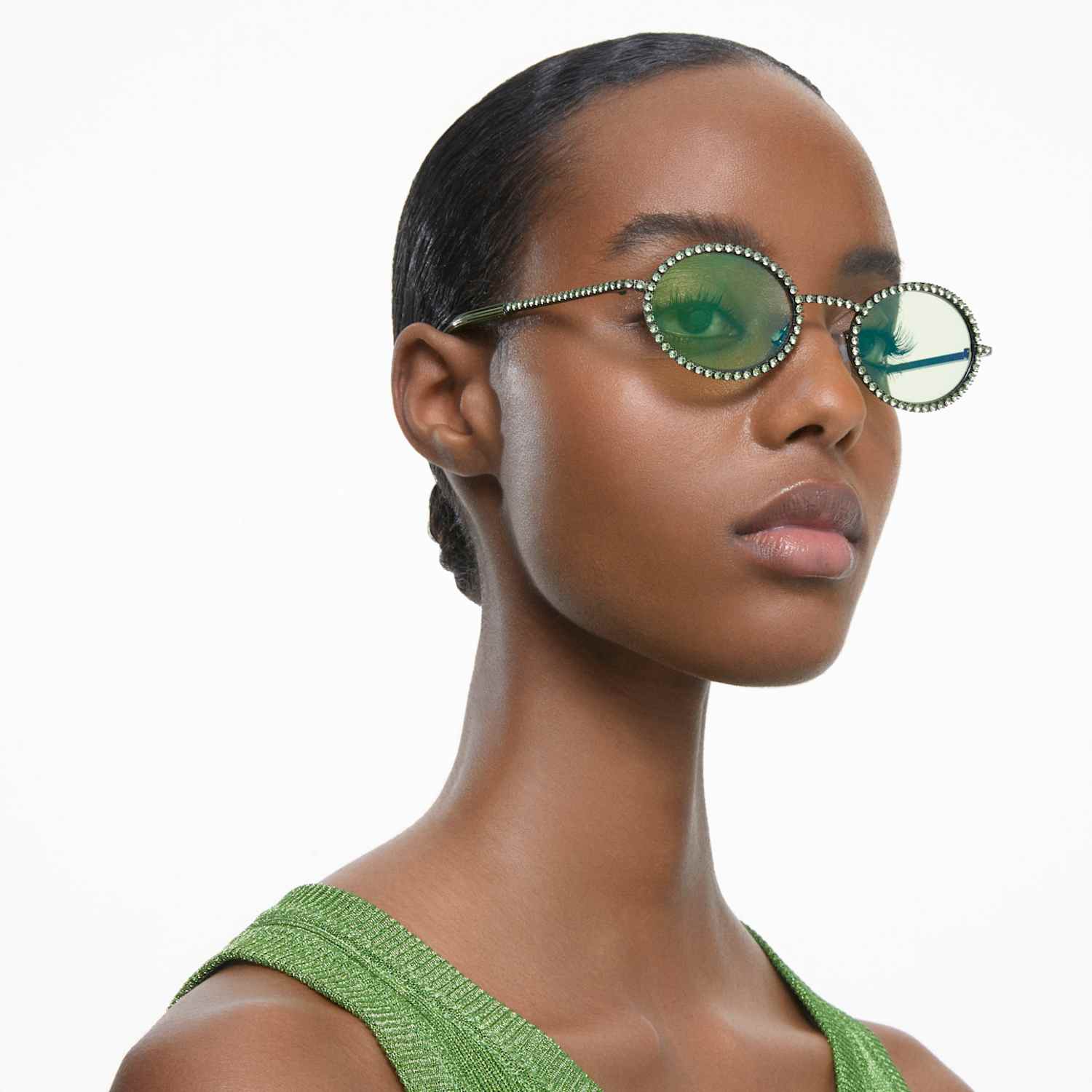 Oval thin sunglasses Clearance