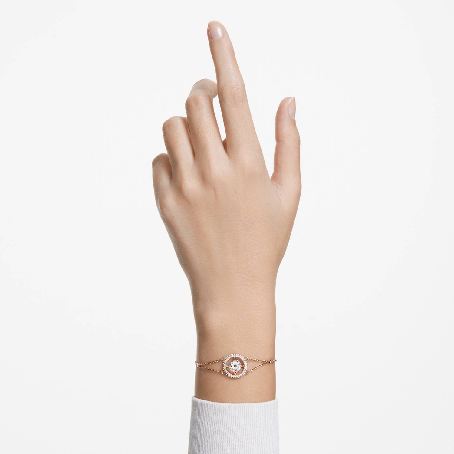 Buy SWAROVSKI Stylish Crystal White Women Bracelet  Shoppers Stop