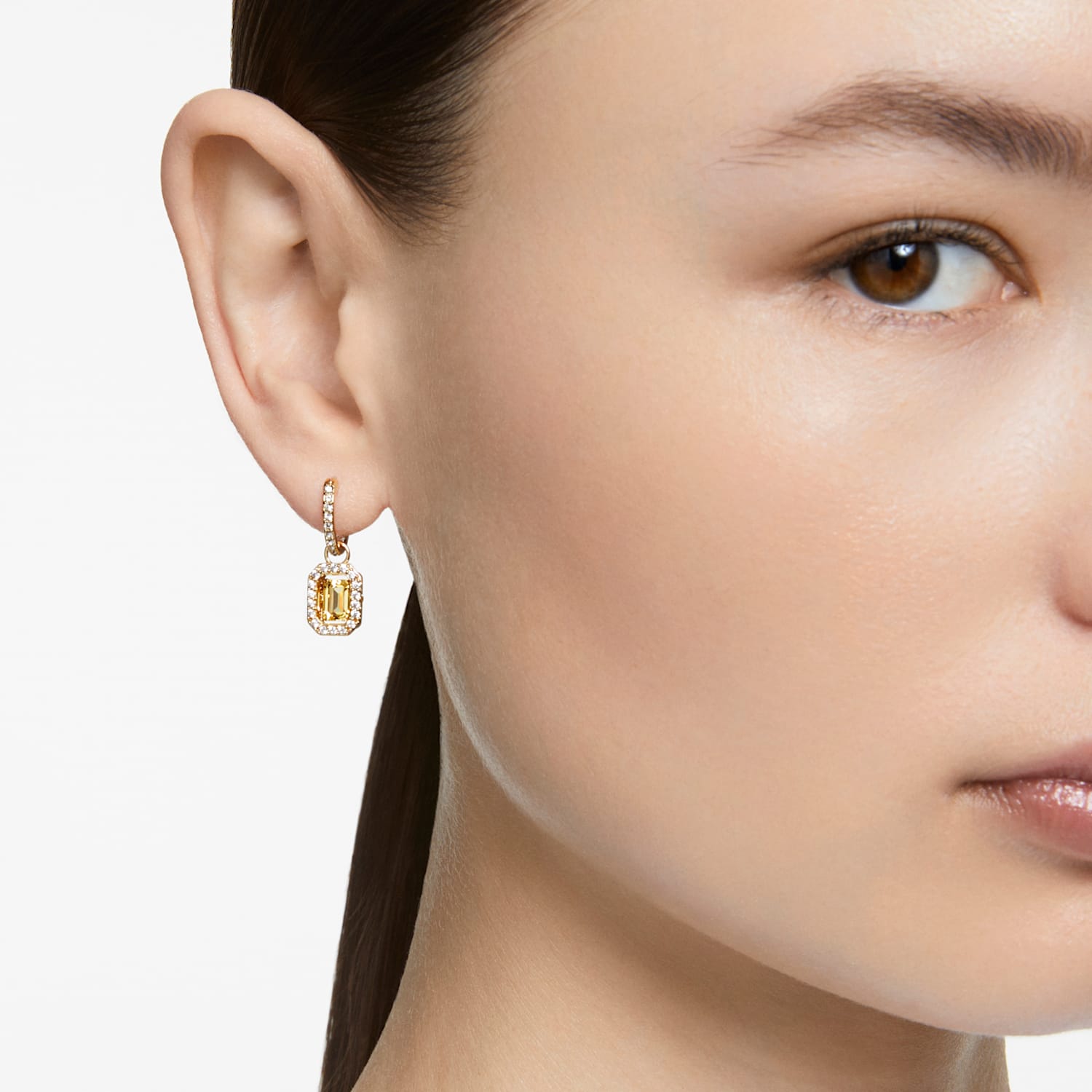Earrings Women Jewelry Fashion bird Drop Yellow Gold Plated Gift A Pair/set 