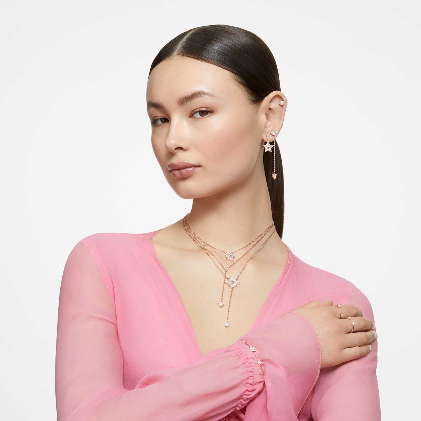 Y necklace white gold clearance