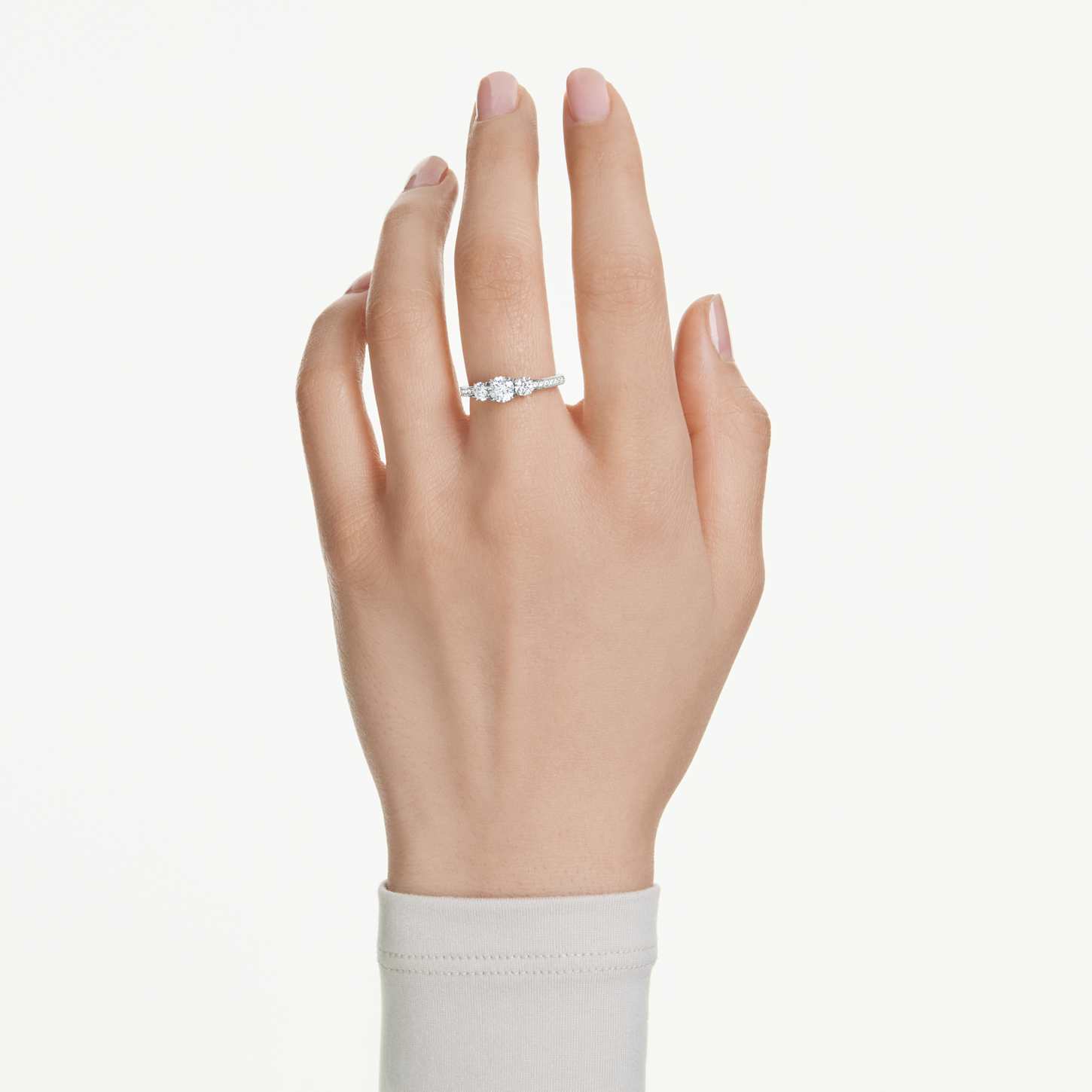 SWAROVSKI スワロフスキー Stilla リング 52 White stilla-attract-リング--