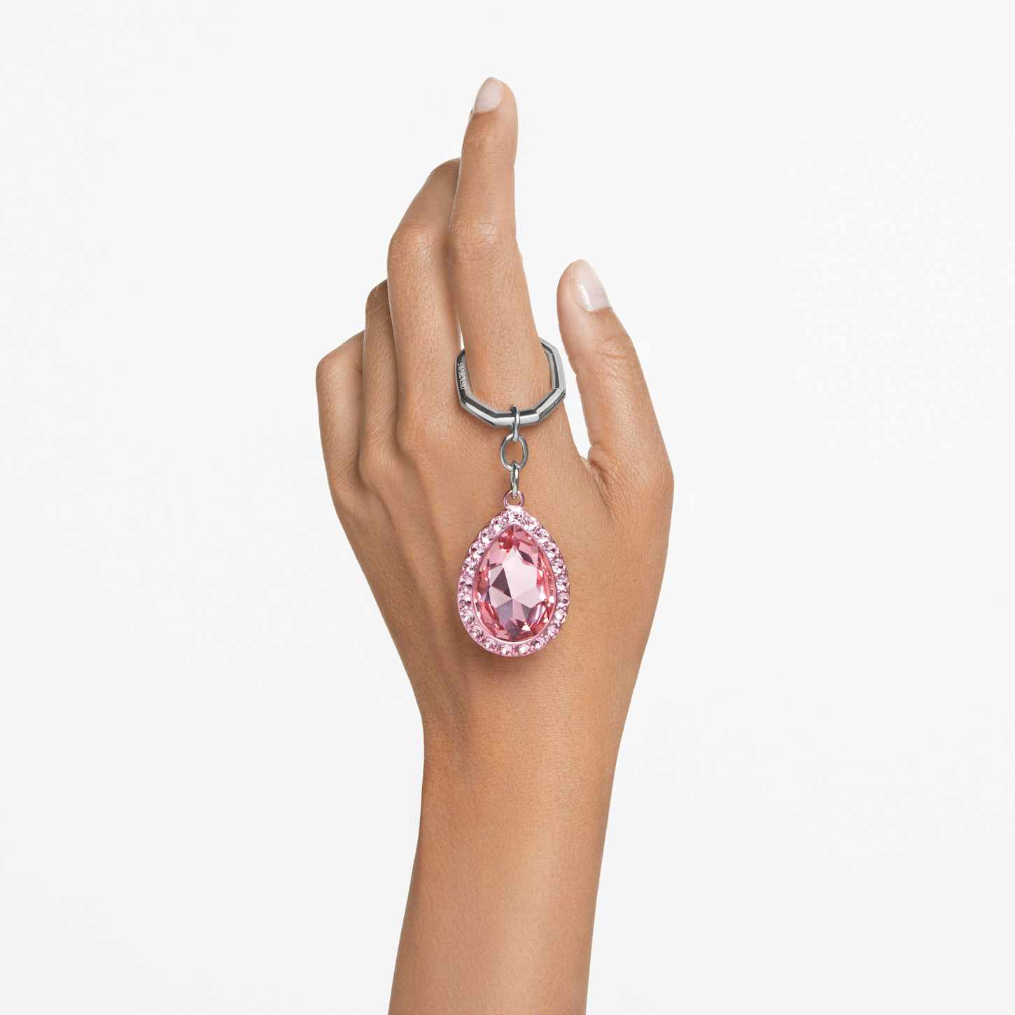 key-ring--pear-cut--pink-