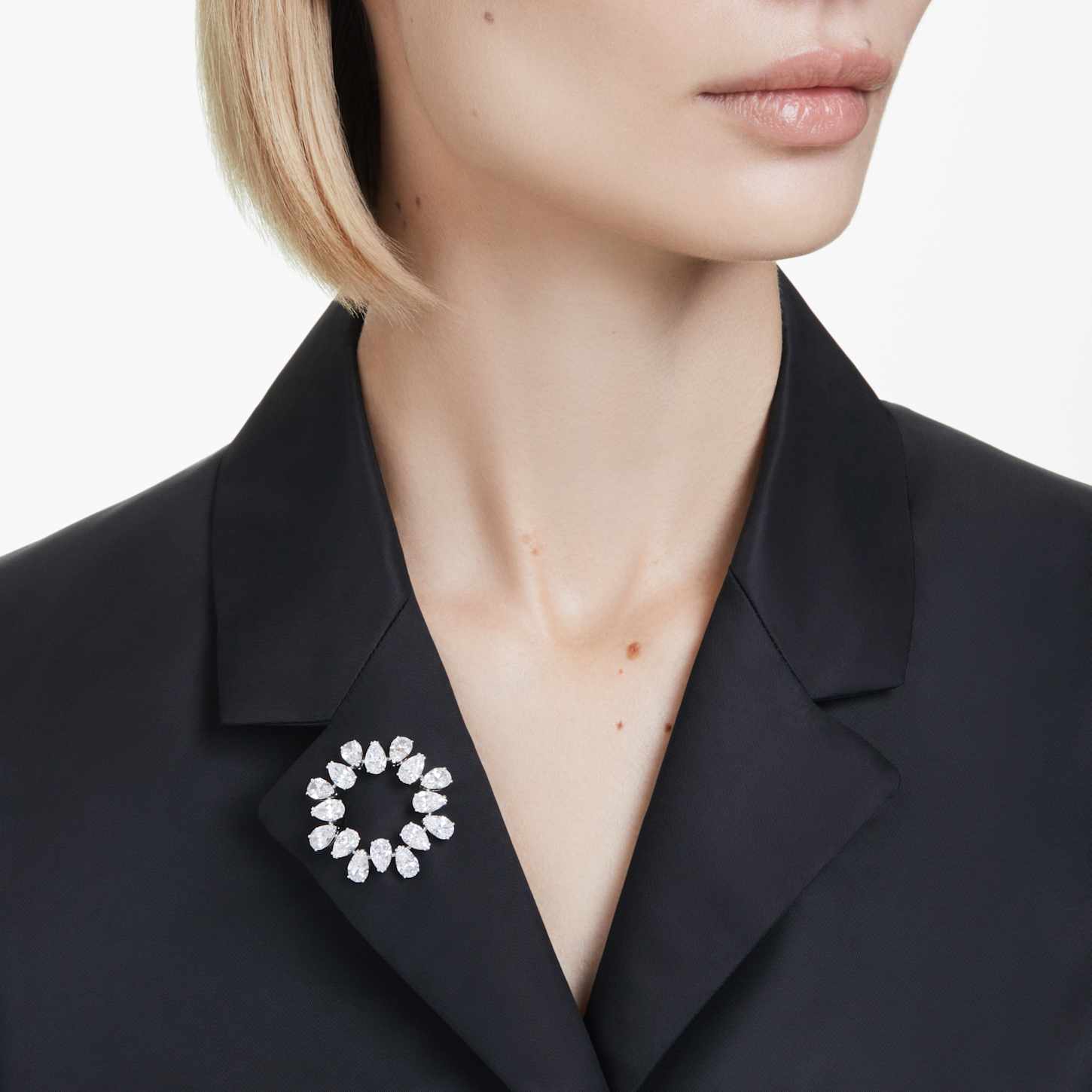 SWAROVSKI/BROOブローチ/廃盤品/626207 broche-matrix--talla-pera--
