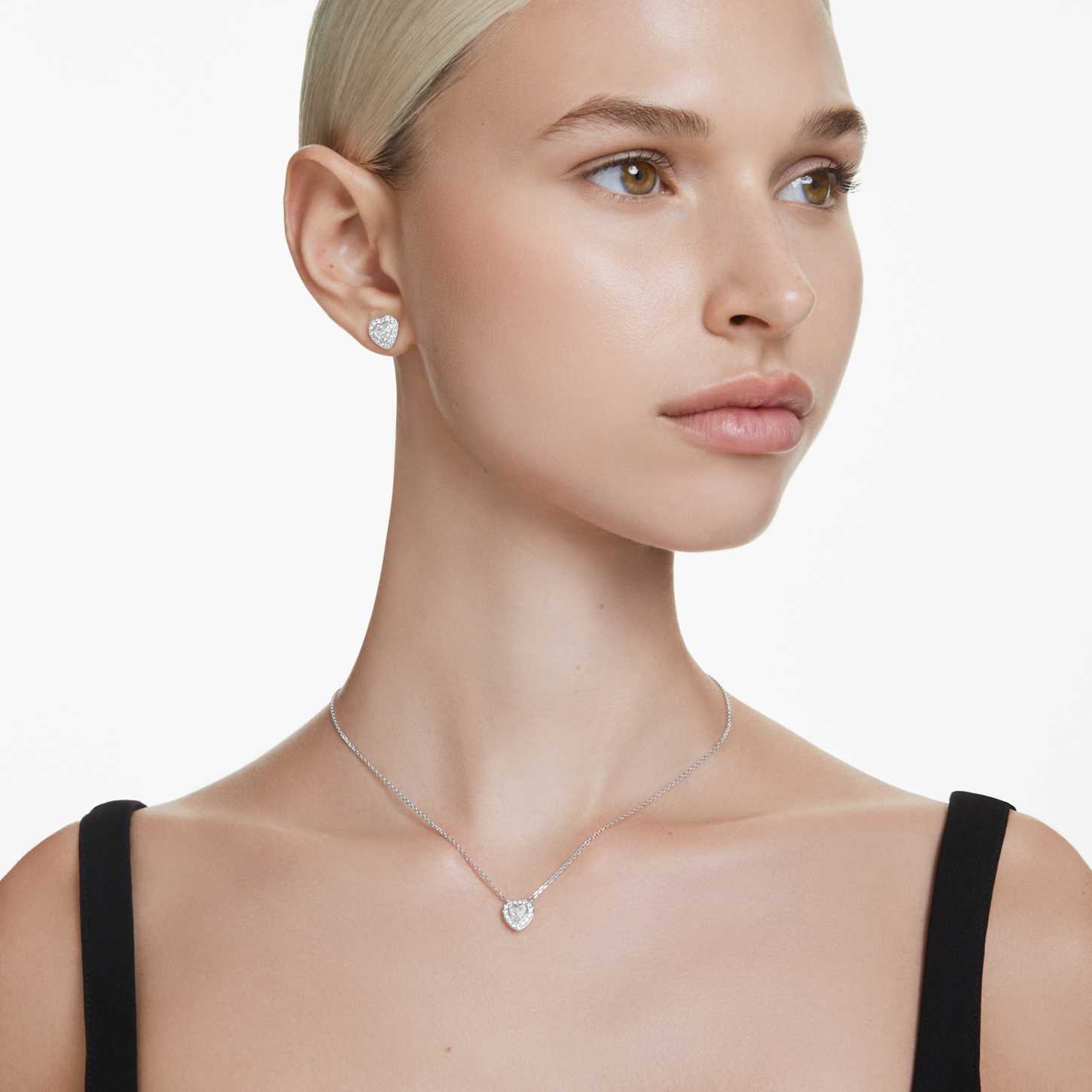 Ariana Grande x Swarovski ペンダント, ミックスカット, ハート 