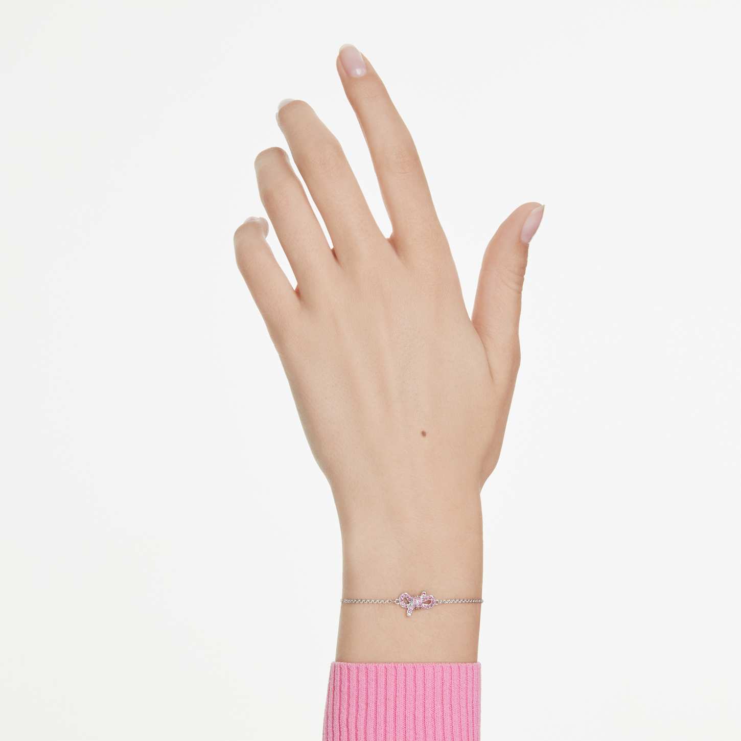 SWAROVSKI リボンモチーフ ブレスレット lifelong-bow-ブレスレット--