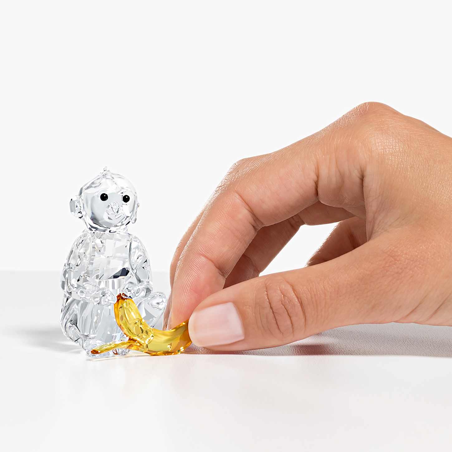 SWAROVSKI スワロフスキー 置物　サルとバナナ　美品❤ Rare Encounters サルとバナナ | Swarovski