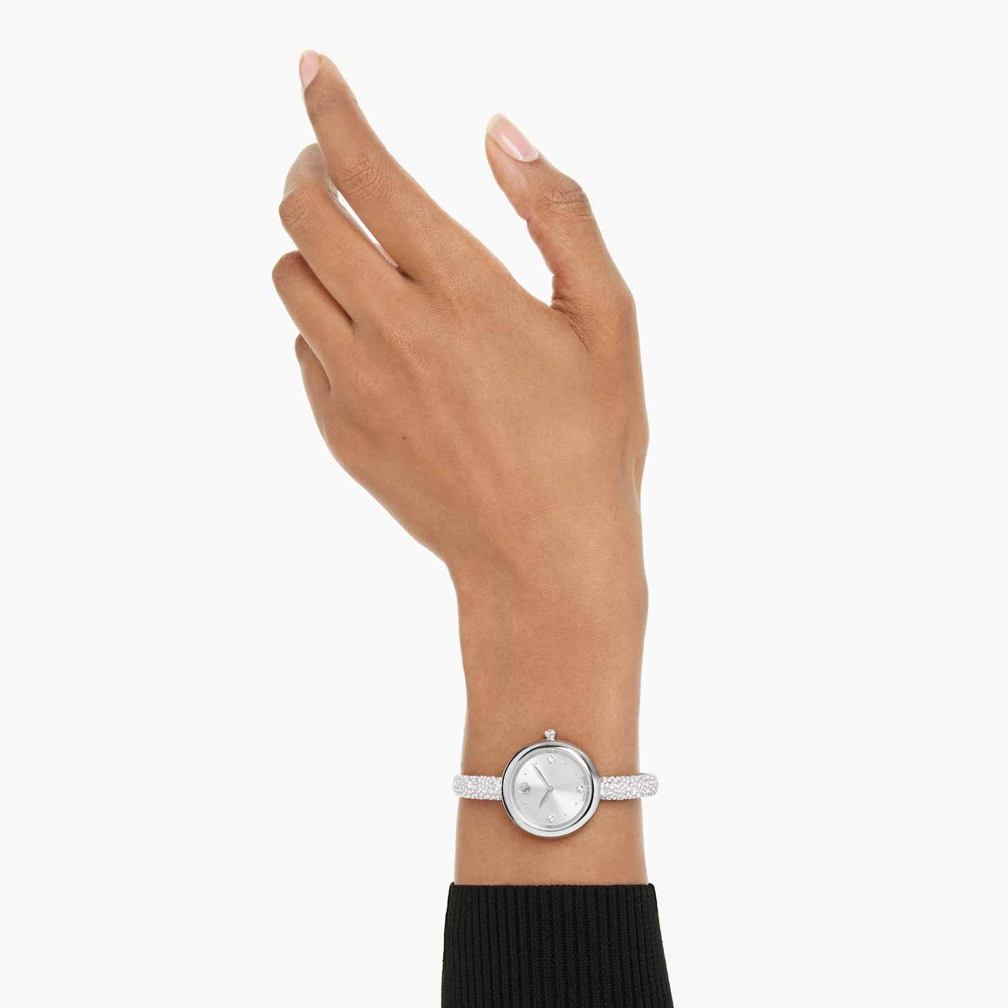 Sublima bangle ウォッチ, スイス製, メタルブレスレット, シルバー系