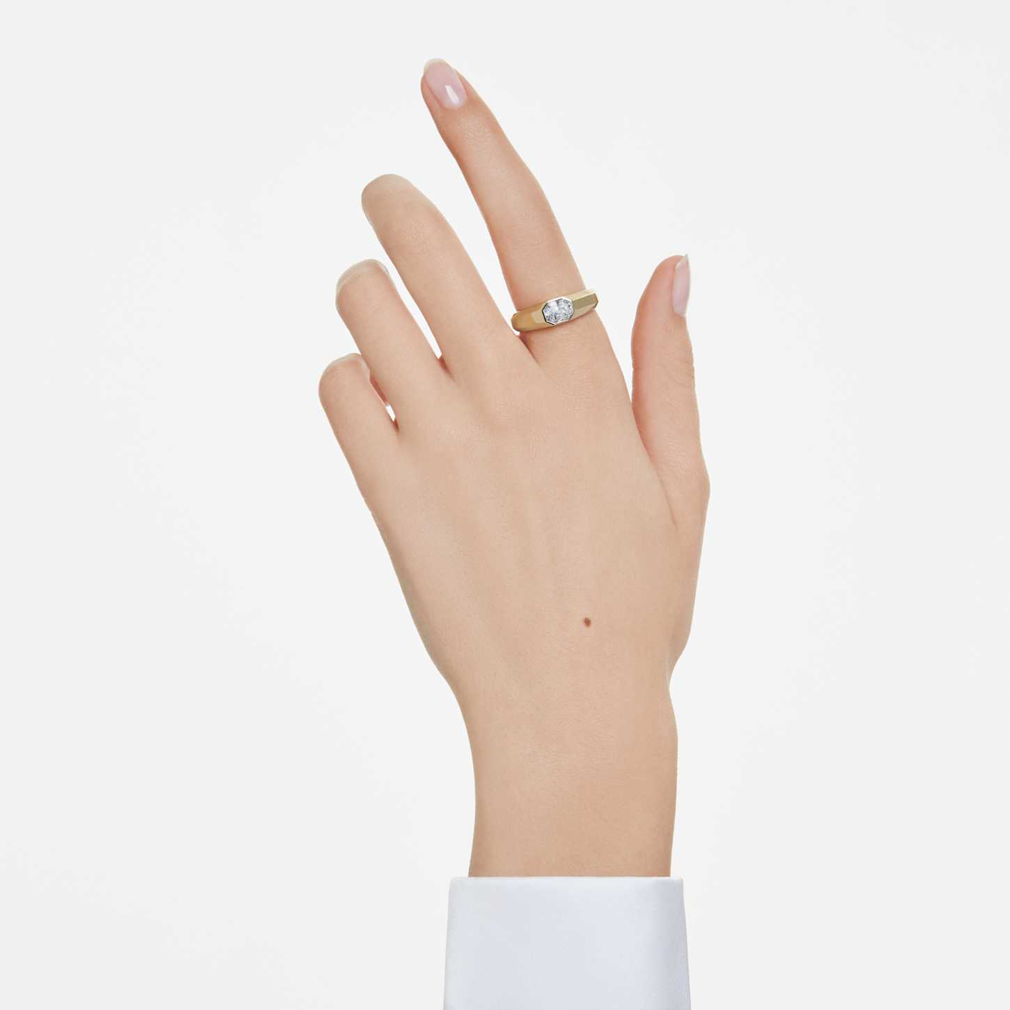 Octagon band ring, Lab-grown diamonds 1.0 ct tw, Octagon shape