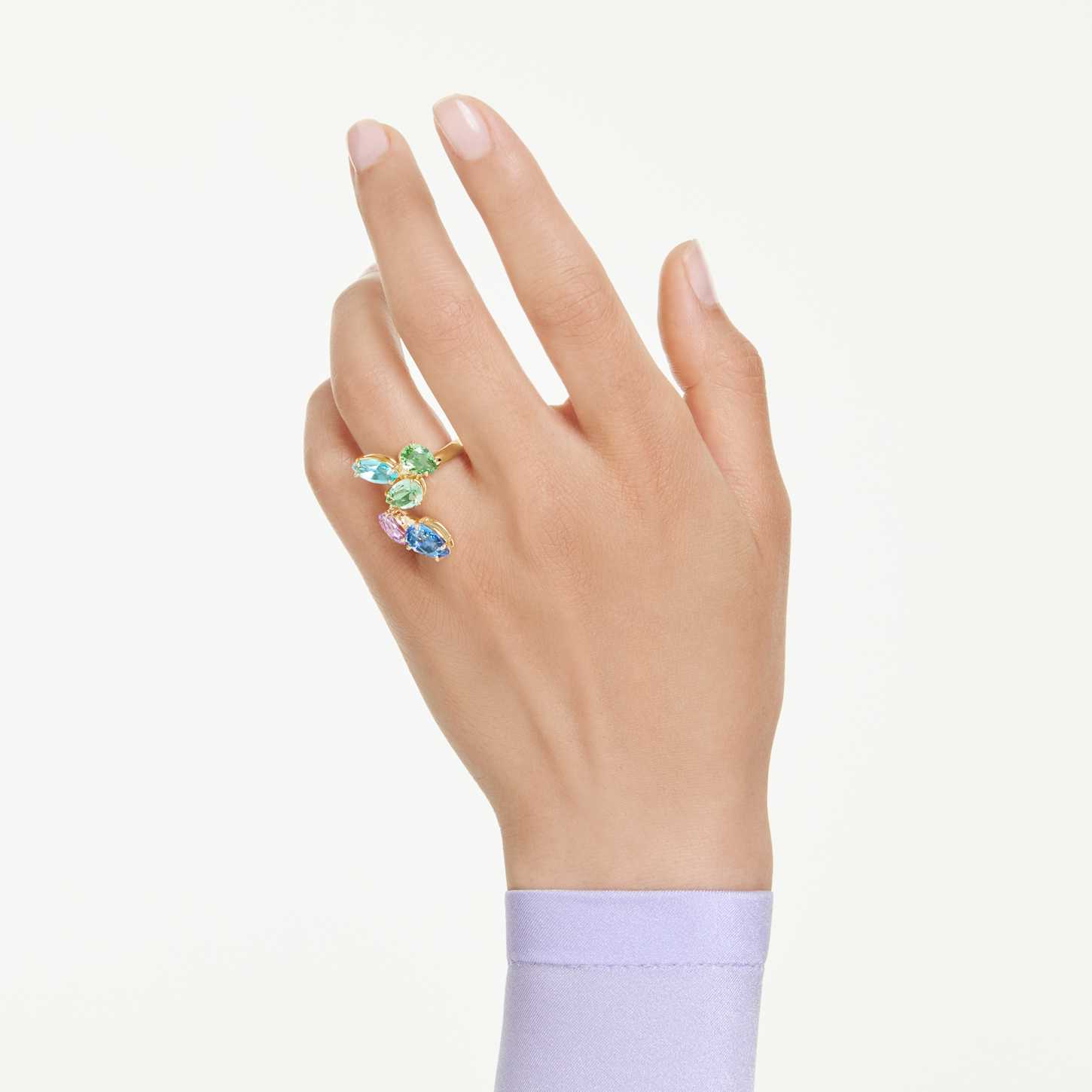 MeSo様⭐️SWAROVSKI Gemaリング 17号 スワロフスキー 58 gema-リング--ミックスカット--