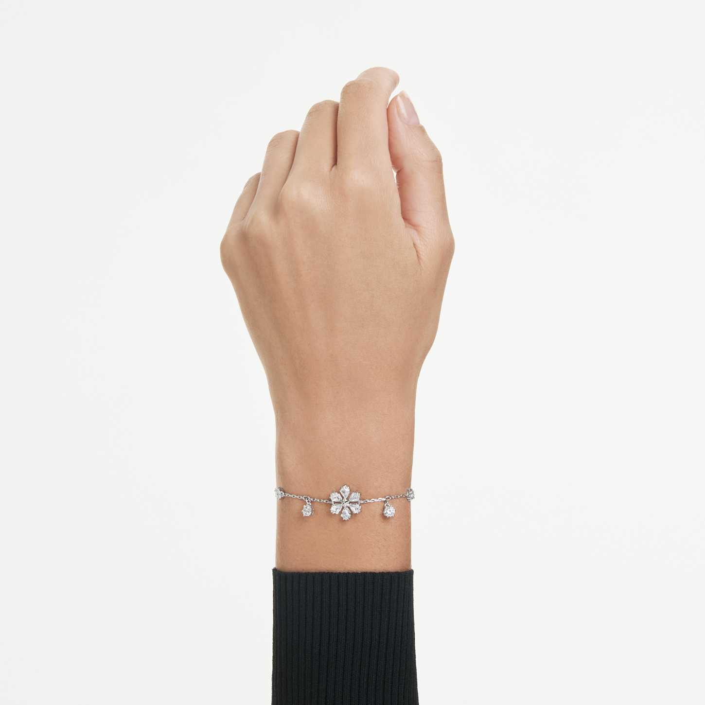 Idyllia ブレスレット, ミックスカット, スノーフレーク, ホワイト