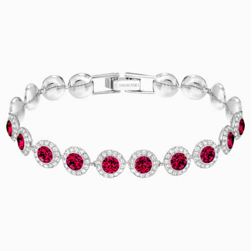 Angelic Bracelet Red Rhodium Plated Swarovski Com