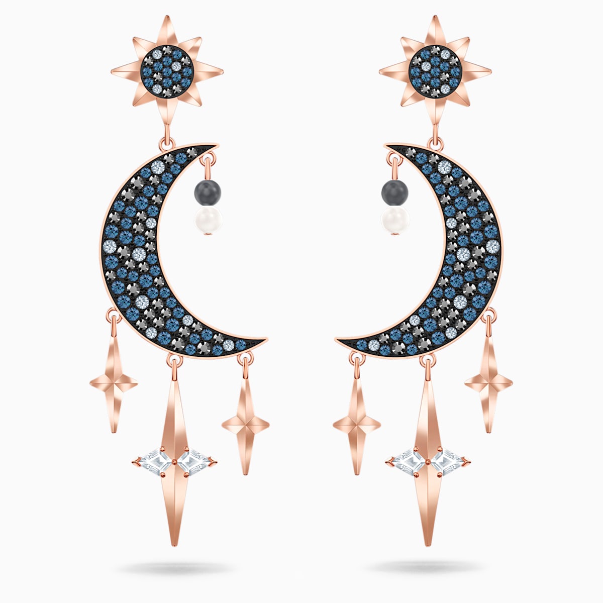 Swarovski Symbolic Pierced Earrings, Multi-colored, Mixed metal finish - Swarovski, 5489536