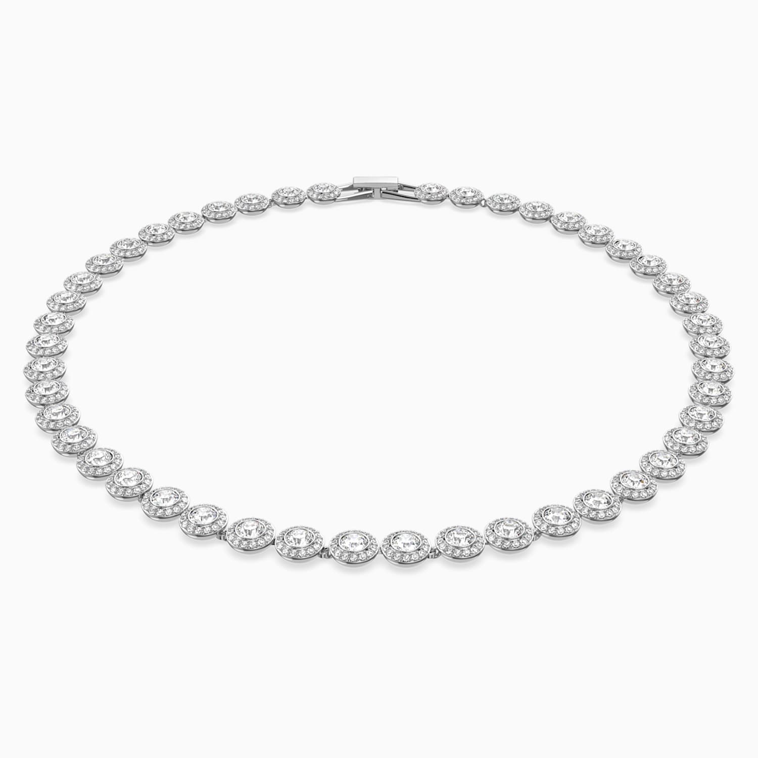Angelic Necklace White Rhodium Plated Swarovski Com