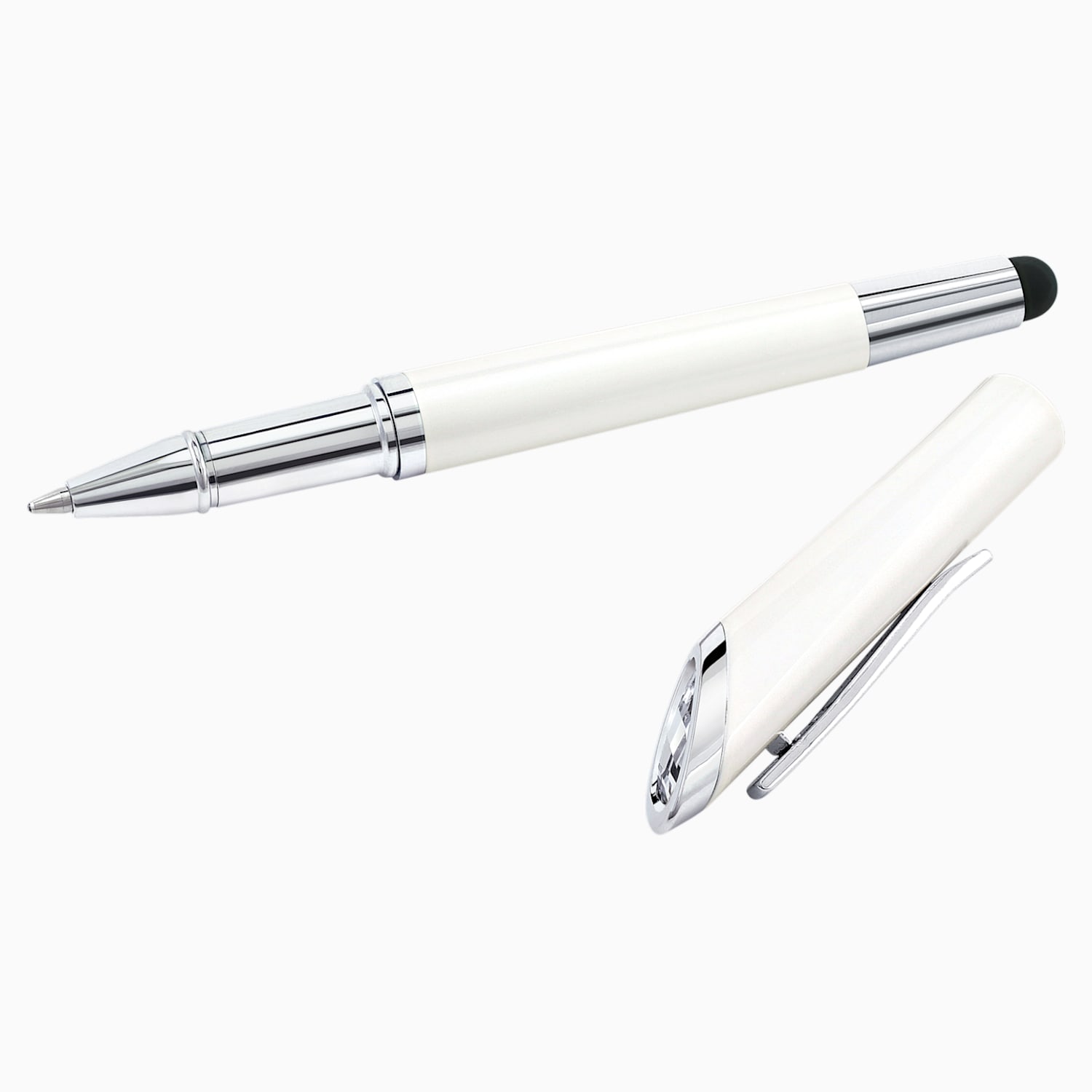 HIGH QUALITY CRYSTAL 2 IN 1 STYLUS BALLPOINT PEN MADE WITH SWAROVSKI ELEMENTS