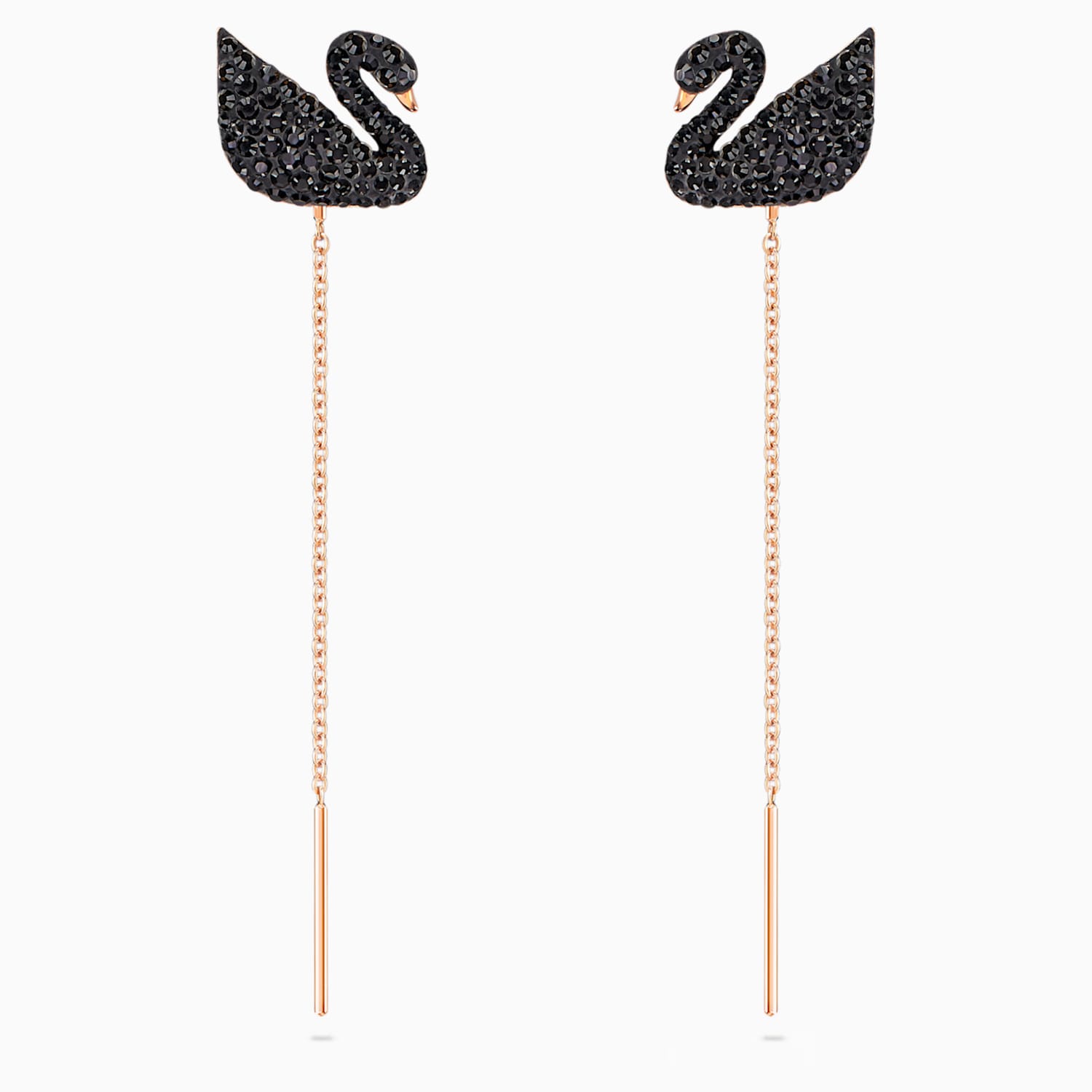 Swarovski Iconic Swan Pierced Earrings 