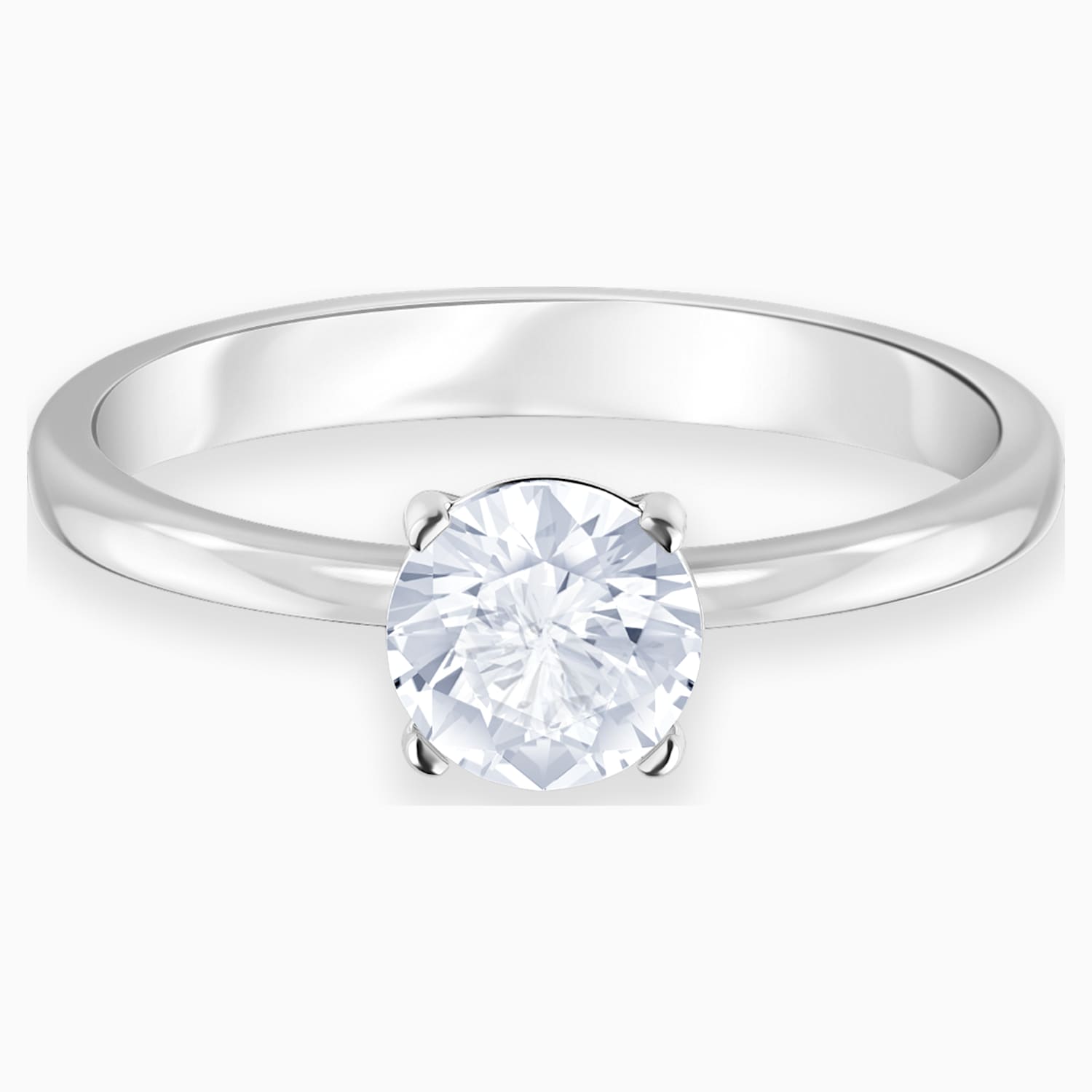 Attract Yuzuk Beyaz Rodyum Kaplama Swarovski Com