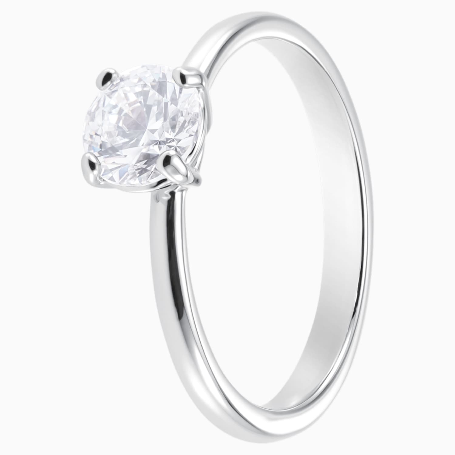Attract Yuzuk Beyaz Rodyum Kaplama Swarovski Com