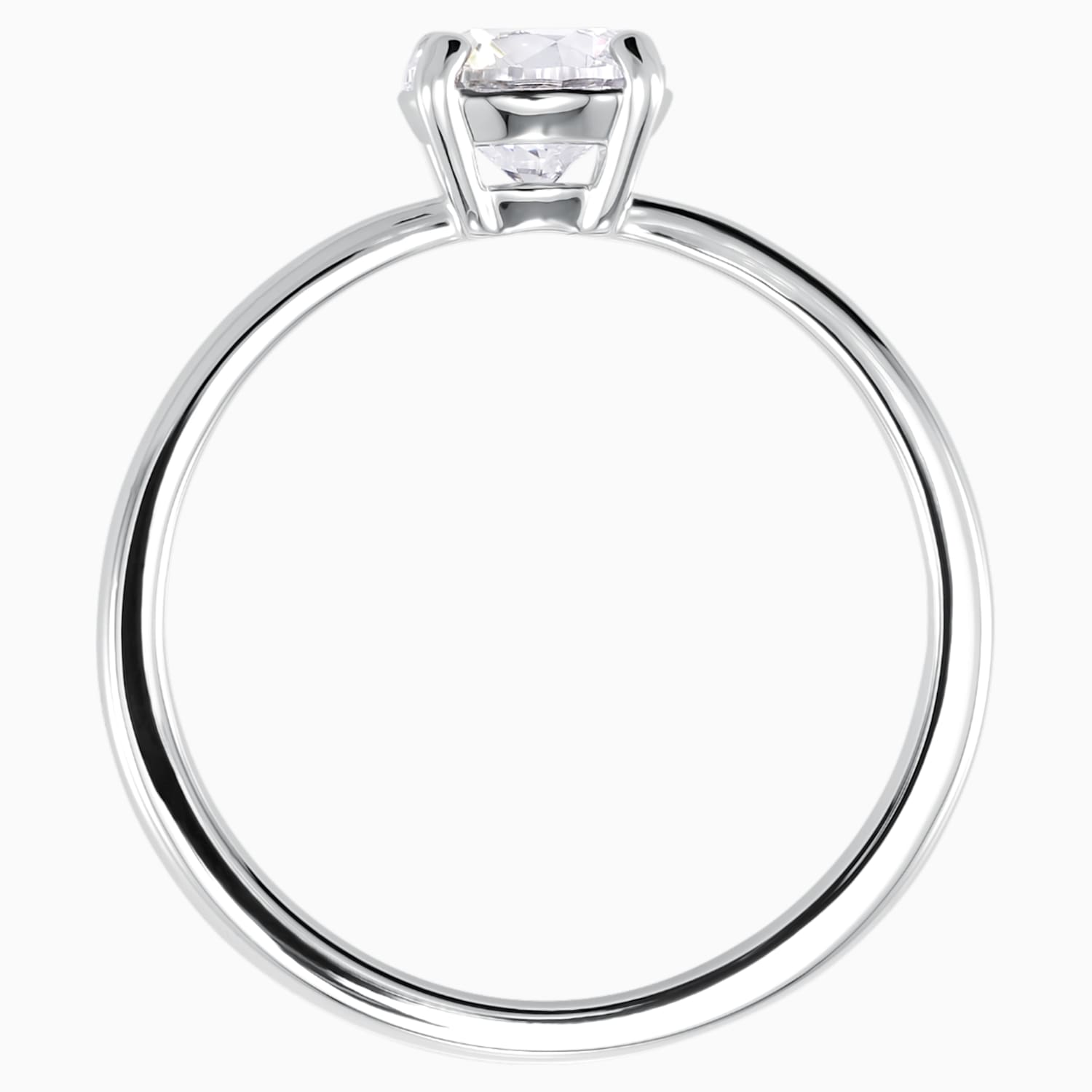 Attract Yuzuk Beyaz Rodyum Kaplama Swarovski Com