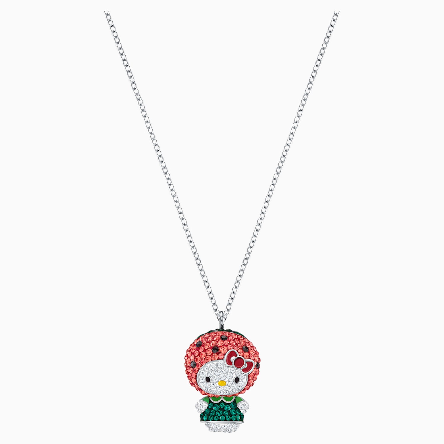 swarovski cat pendant