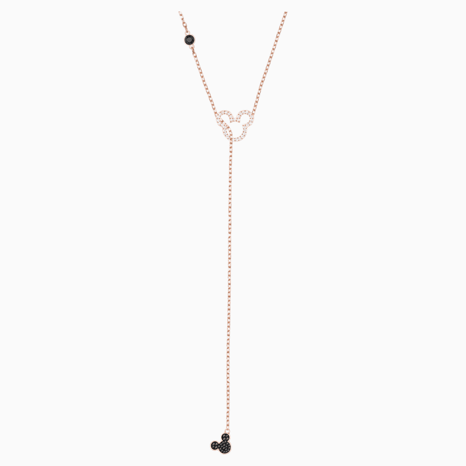 ミッキー ミニー Y字型ネックレス Swarovski Com