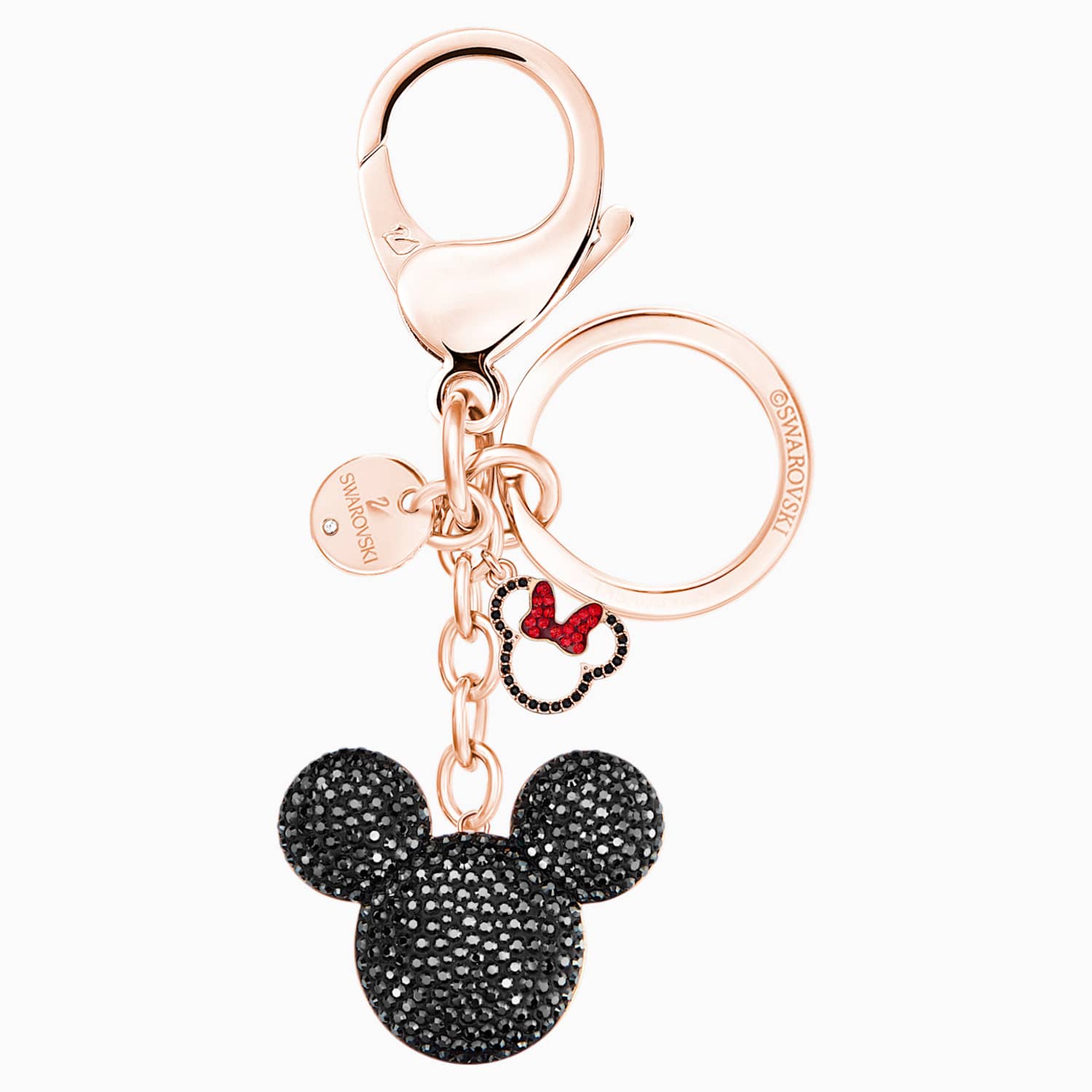 Mickey Bag Charm Black Mixed Plating Swarovski Com